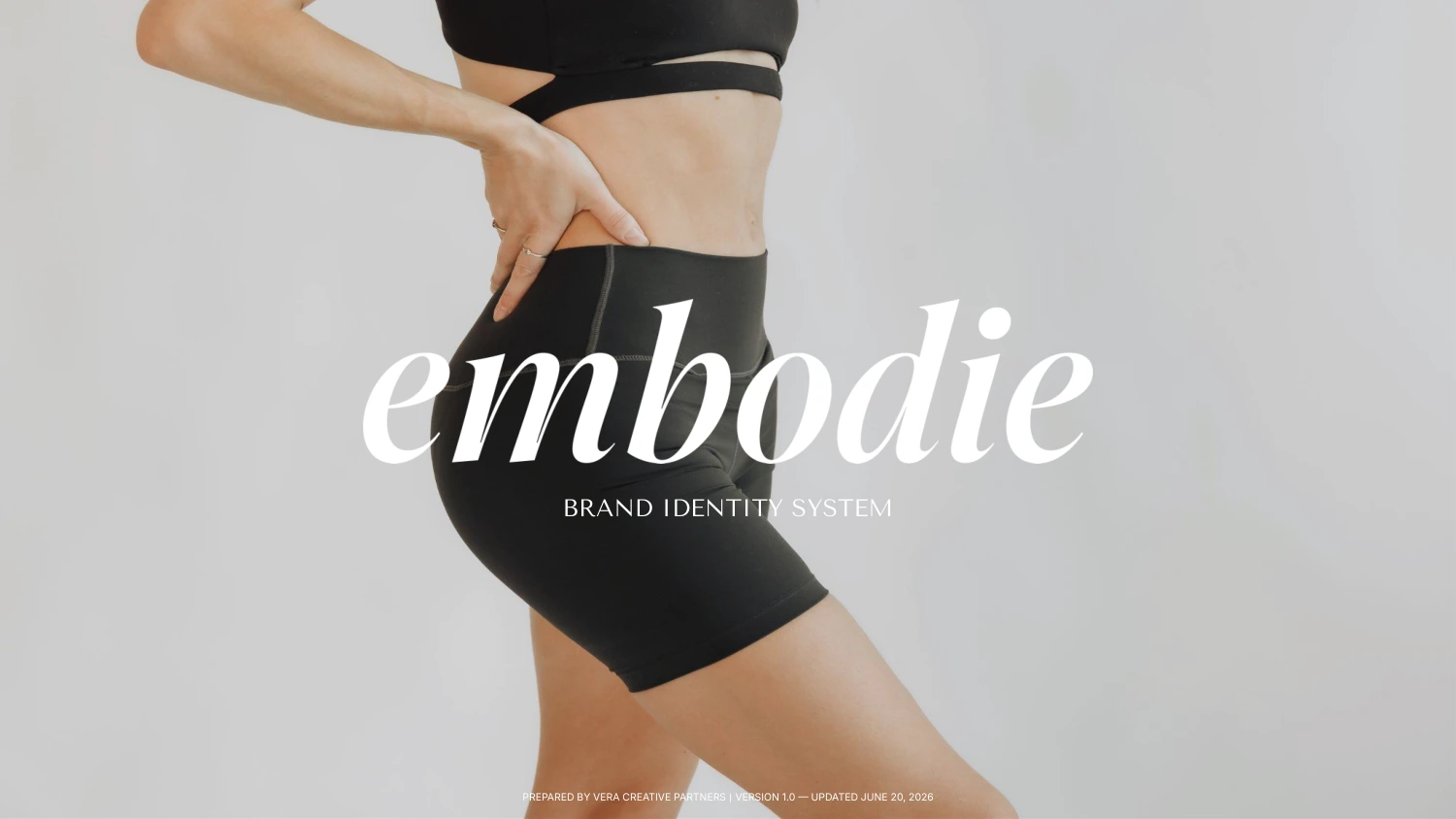 Embodie brand identity system cover